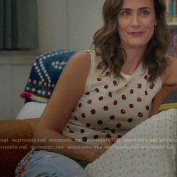 Jackie Cardigan in Sequin Polka Dots+shell - Picture 8 of 12